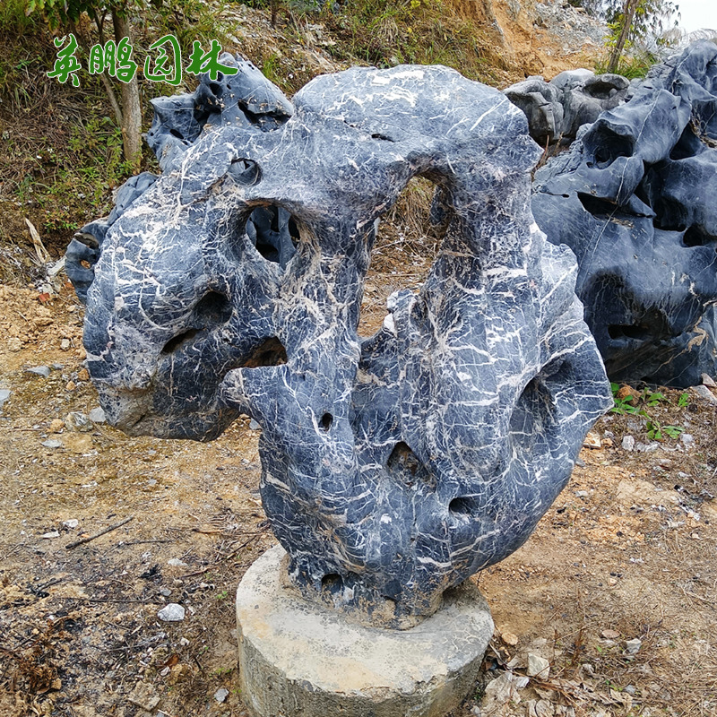 梦幻般的景色 太湖石园林景观打造的人工湖驳岸水系 英鹏景石厂