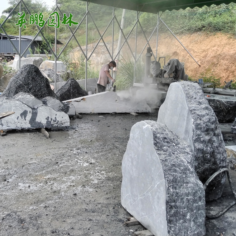 布置自已的花园 黑山石设计图定制 打造与众不同的园林景观石材